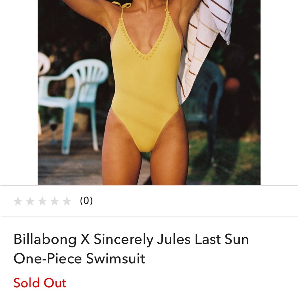 Billabong x Sincerely Jules Last Sun Onepiece